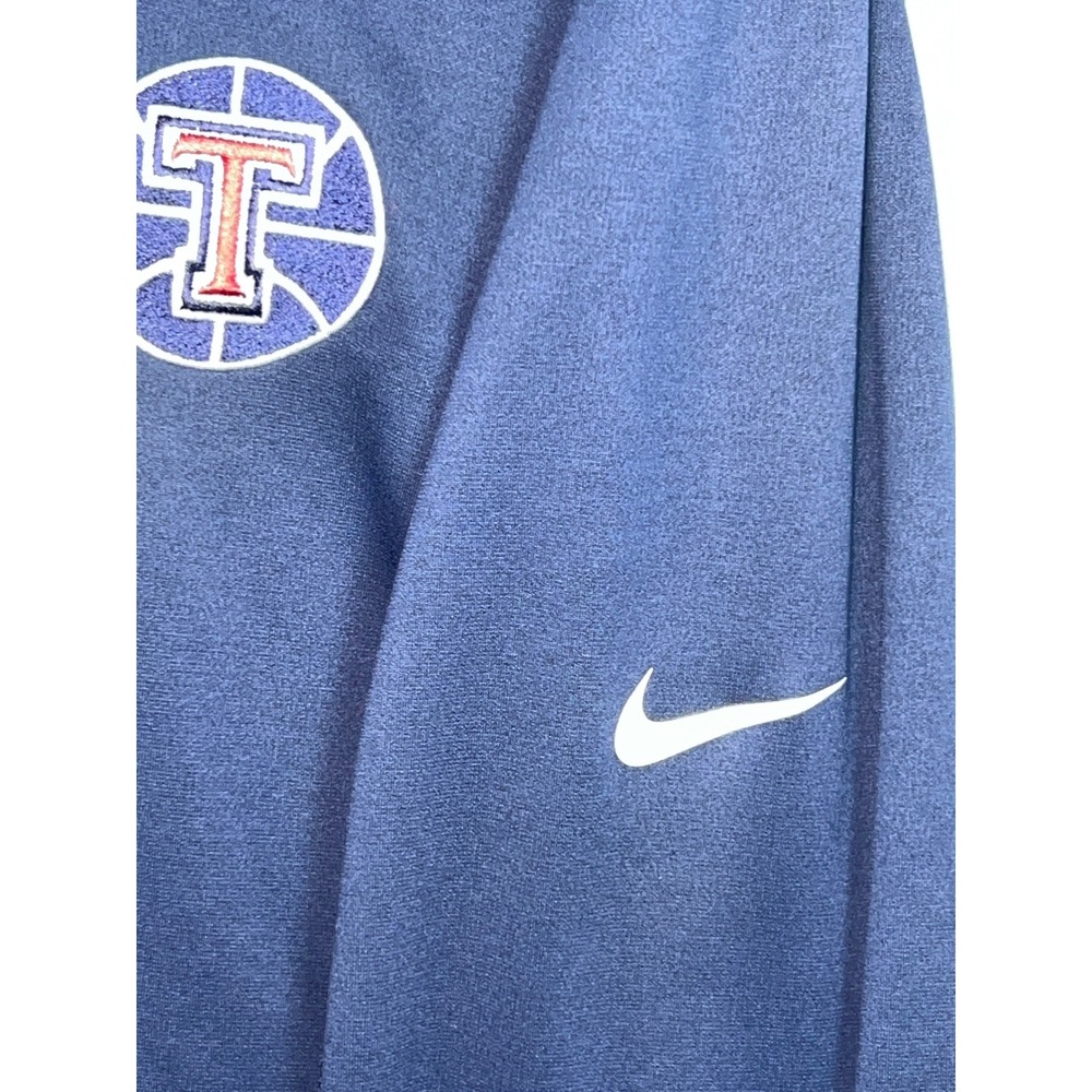 Nike Quarter Zip Golf Mens XXL Navy Blue Pullover Basketball Logo AR2600-419